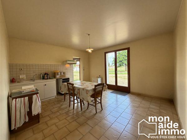 Plain-pied avec grand garage et terrain constructible