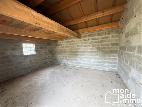 Plain-pied avec grand garage et terrain constructible