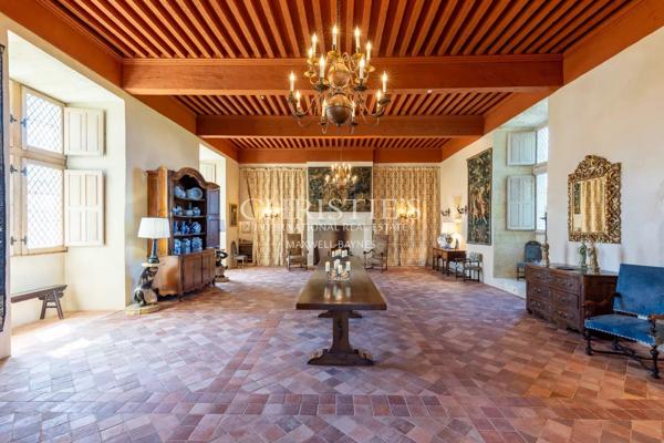 Château historique entièrement restauré – XIIIe/XIVe et  XVIIe siècle.
