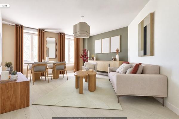 Appartement à vendre |                                       Oullins |                                        2 pièces  |  54 m²