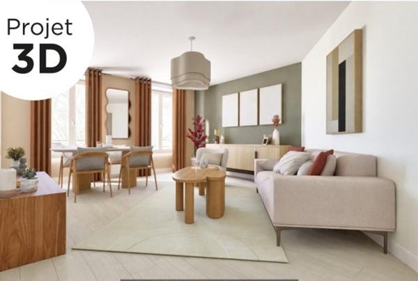 Appartement à vendre |                                       Oullins |                                        2 pièces  |  54 m²