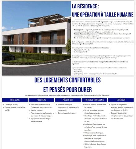 T2 avec place de parking