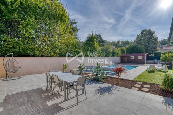 MEYZIEU - Maison familiale de 150 m² avec piscine, garage de 45 m² et climatisation.