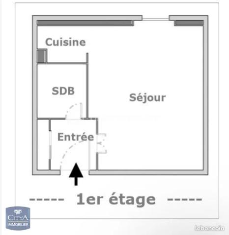 Appartement à vendre 1 pièce 33m² Bussy-Saint-Georges (77600)