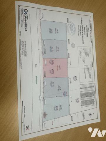 Terrains à bâtir à vendre sur la commune d'HAVRINCOURT. 5 lots allant de 595 m² à 625 m² au pri...