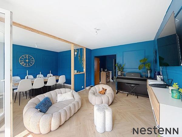 Appartement 2 chambres, lumineux, rénové avec goût - garage compris