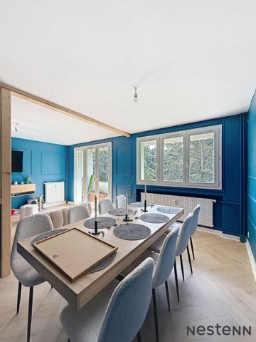 Appartement 2 chambres, lumineux, rénové avec goût - garage compris