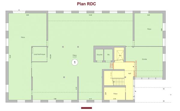 356 m2 de bureaux en rdc Haute Borne Villeneuve D'Ascq