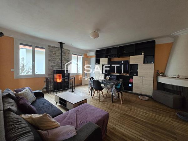 Maison sur sous-sol deux chambres et un bureau