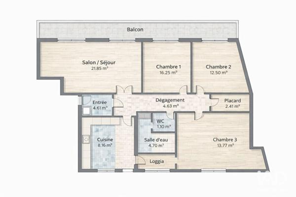 Appartement à vendre 4 pièces 92 m² Béziers