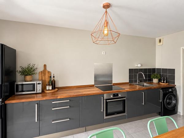 Appartement T3 avec jardin privatif et terrasse