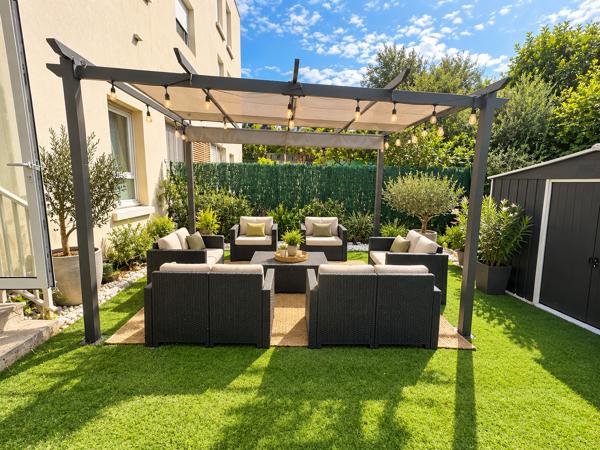 Appartement T3 avec jardin privatif et terrasse