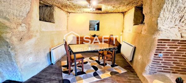 MAISON TROGLODYTIQUE AVEC VUE SUR LOIRE !!!