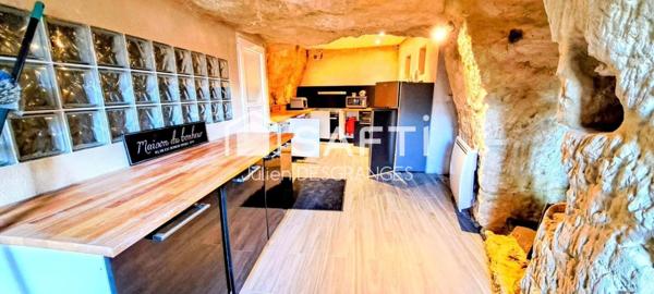 MAISON TROGLODYTIQUE AVEC VUE SUR LOIRE !!!