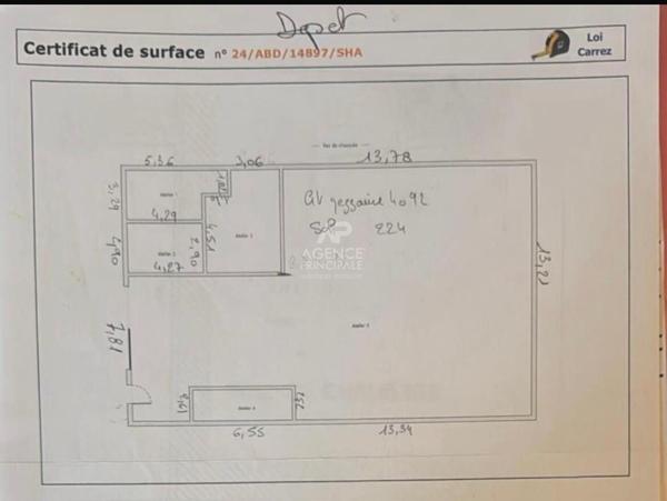 Entrepôt / local industriel Aubervilliers 300 m2 789 000 € - Référence  7510