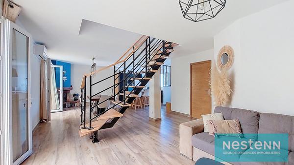 Istres, Maison 125m², type 4, 3 chambres, au calme absolu, atelier, garage, cave, véranda, terrasse et jardin