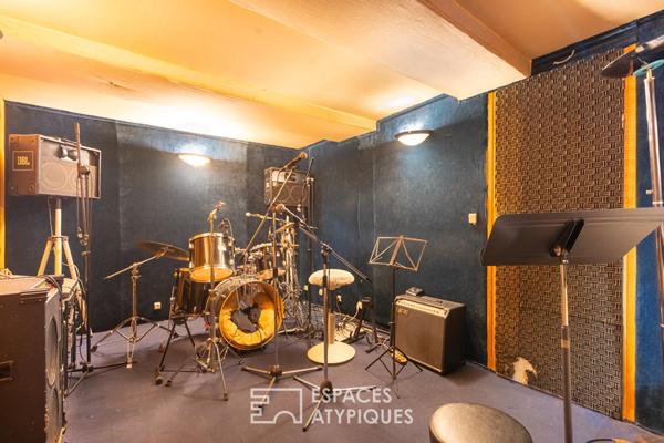 Studio d’enregistrement et appartement à repenser
