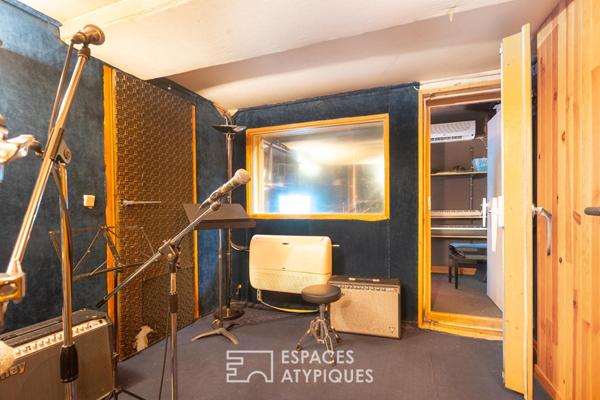 Studio d’enregistrement et appartement à repenser