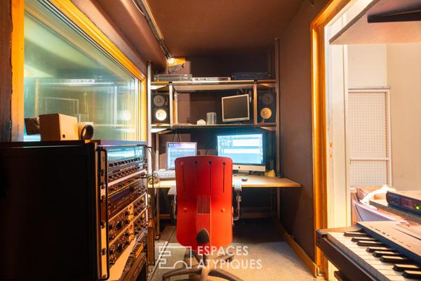 Studio d’enregistrement et appartement à repenser