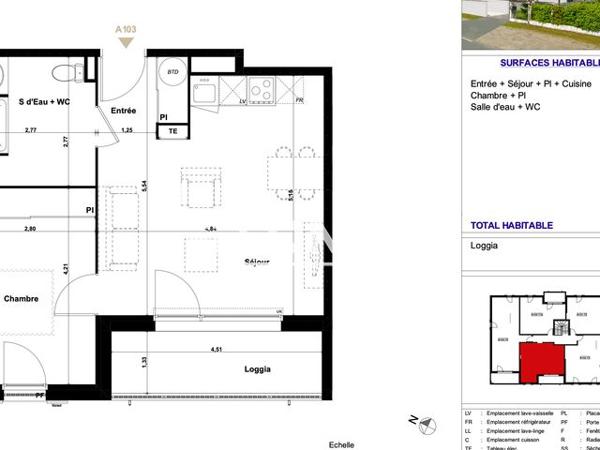 Location Appartement 2 pièces 45 m² - 79 ROUTE DE BORDEAUX Audenge 33980