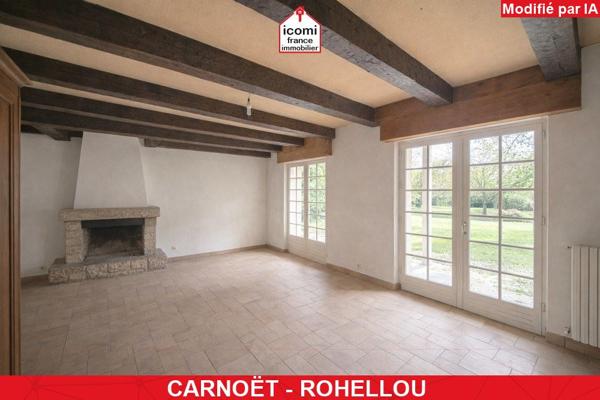 A VENDRE - MAISON 132 M2 - CONSTRUCTION 1981 - 5 CHAMBRES - SOUS-SOL - A RAFRAICHIR - 2 PETITES DEPENDANCES ET UN HANGAR - 3700 M2 DE TERRAIN - A 5MIN EN VOITURE DE LA VALLEE DES SAINTS