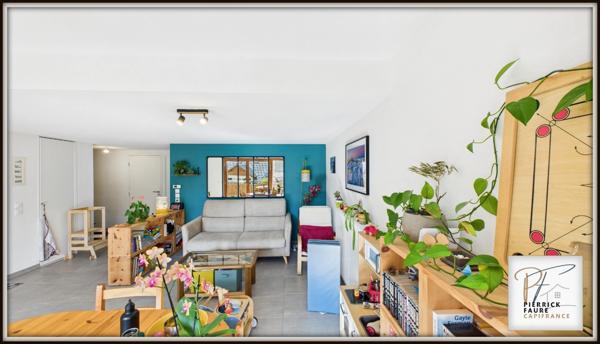 T3 avec terrasse plein sud, vue montagnes, garage et cave à Briançon