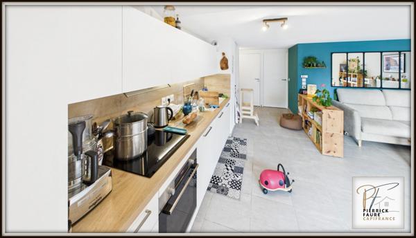 T3 avec terrasse plein sud, vue montagnes, garage et cave à Briançon