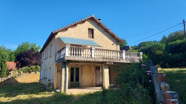 Maison à vendre 6 pièces proche GOURDON (46)