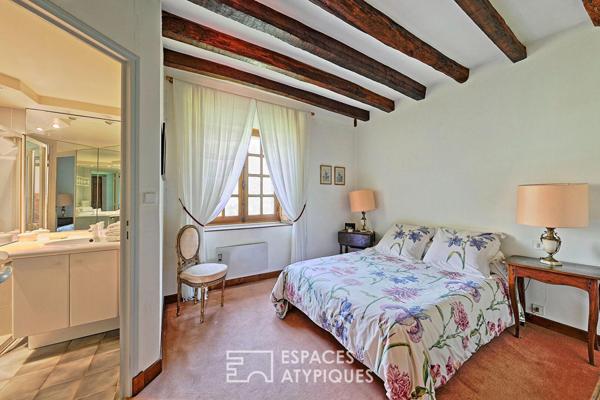 maison d’architecte et beau moulin sur le Morin