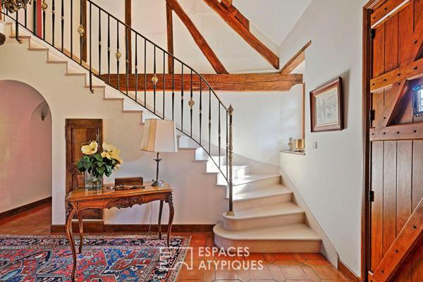 maison d’architecte et beau moulin sur le Morin