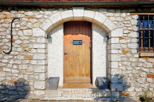 maison d’architecte et beau moulin sur le Morin