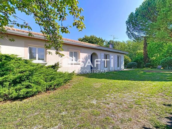 CHARMANTE MAISON DE PLAIN PIED AU CALME AVEC JARDIN ARBORÉ