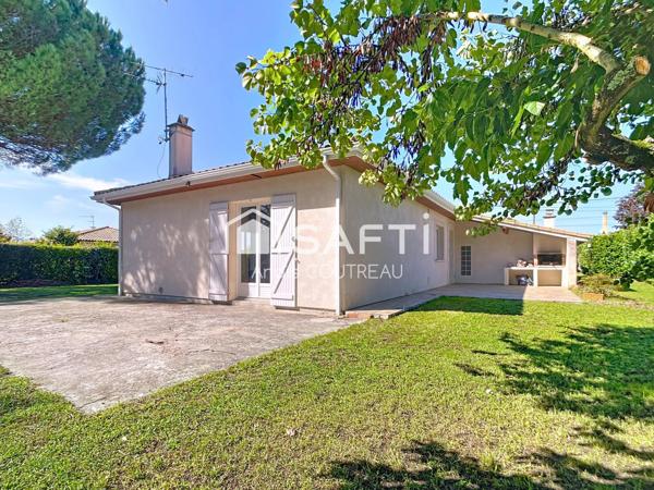CHARMANTE MAISON DE PLAIN PIED AU CALME AVEC JARDIN ARBORÉ