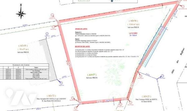 Terrain à bâtir sur le quartier de la violette