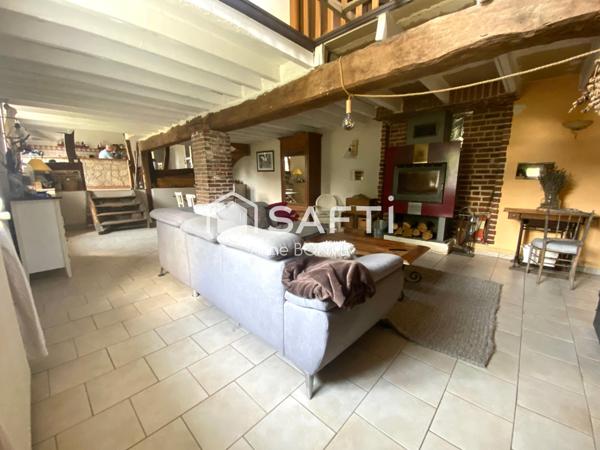 Ancienne grange avec garage