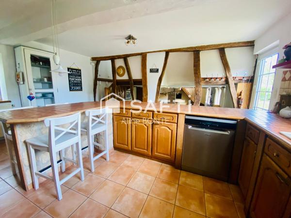 Ancienne grange avec garage