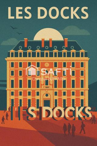 T2 bien agencé proche métro Joliette