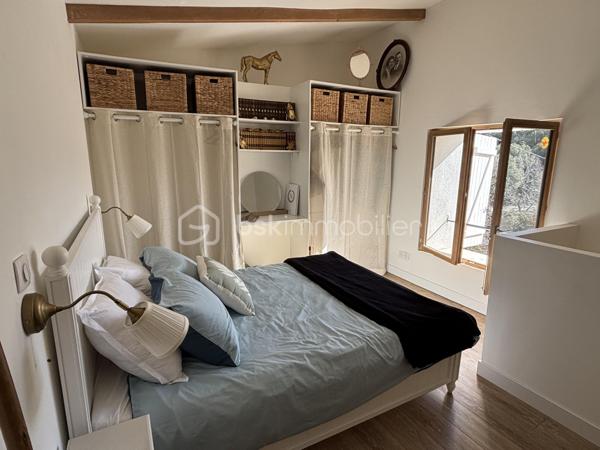 Achat d'une Maison Située dans un environnement calme et verdoyant, cette maison individuelle meublée vous séduira par son agencement optimisé, ses prestations de qualité et son cadre de vie paisible, idéal pour se ressourcer tout en restant proche des commodités.
Dès l’entrée, vous découvrirez une belle pièce de vie lumineuse, composée d’une cuisine aménagée et entièrement équipée, ouverte sur un salon convivial donnant accès à une grande terrasse avec vue sur la piscine et la campagne environnante — un espace parfait pour profiter des beaux jours.
À l’étage, une suite parentale avec douche à l’italienne offre un véritable cocon de confort et d’intimité.
En rez-de-jardin, une seconde suite parentale indépendante, avec accès privatif, idéale pour recevoir, pour un adolescent ou dans une logique de location.
Les atouts; Piscine privée, Maison vendue meublée, Forage et micro-station, Climatisation réversible, Terrasse avec vue dégagée,
 Stationnement pour 2 véhicules, Environnement campagne.
Idéal pour : Résidence principale atypique, Pied-à-terre au calme, Projet d’investissement locatif
À visiter sans tarder !
Contactez-moi pour plus d’informations ou pour organiser une visite.