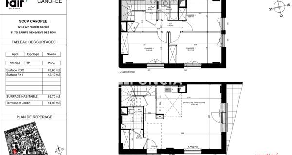 Location Appartement 4 pièces 85.7 m² - Sainte-geneviève-des-bois 91700