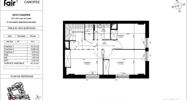 Location Appartement 4 pièces 85.7 m² - Sainte-geneviève-des-bois 91700