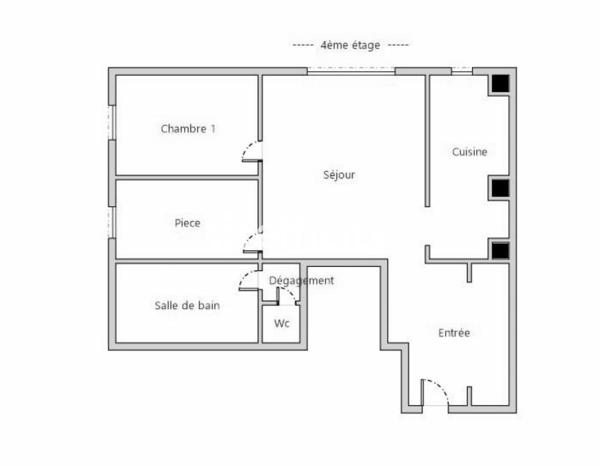 Appartement 3 pièces - 60 m²