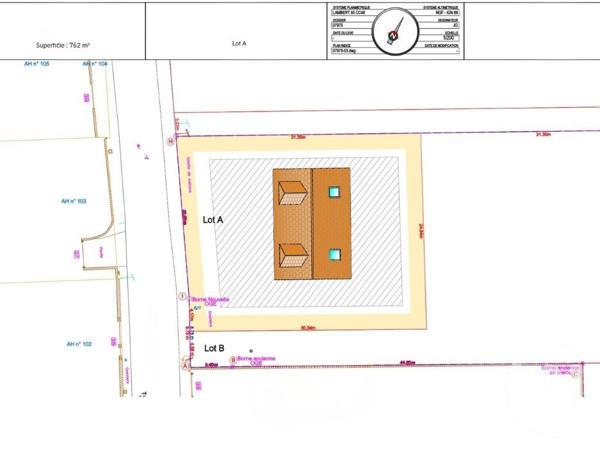 Terrain à vendre  762 m2 NOGENT LE ROI - 28