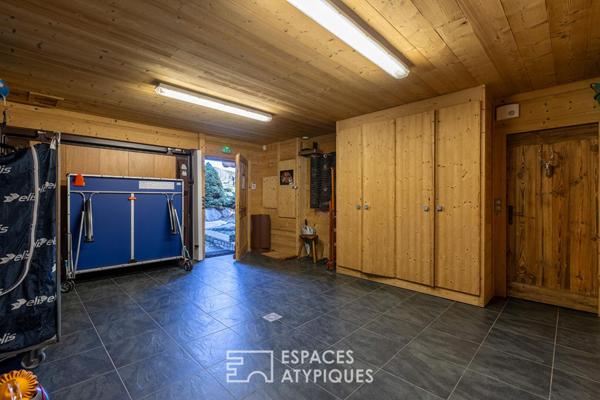 Chalet en fuste face aux Pyrénées dans une atmosphère authentique