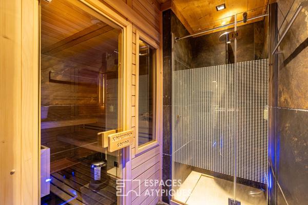 Chalet en fuste face aux Pyrénées dans une atmosphère authentique