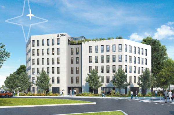 Bureaux neuf à louer à Pessac avec visibilité et terrasse rooftop