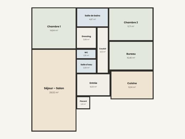 Appartement
         5 pièces
        - 100 m² Exclusivité 300 000 € *