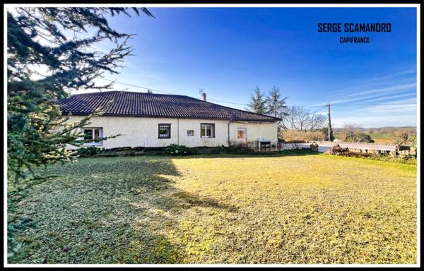 MIRANDE (32) maison à vendre 6 pièces - 4 chambres - piscine 11X5 - terrain 2515 m²