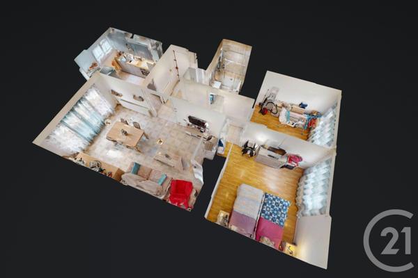 Appartement T3 à vendre  4 pièces - 72,76 m2 ST QUENTIN - 02