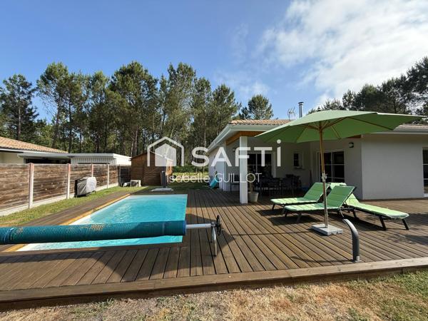 Maison 3 chambres avec piscine et garage