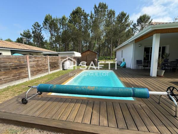 Maison 3 chambres avec piscine et garage